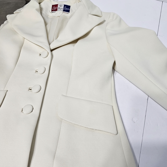 Vintage 70's Lilli Ann Butter Yellow Jacket Blazer  Sz Small France - Picture 9 of 15